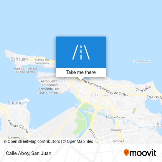 Calle Aboy map