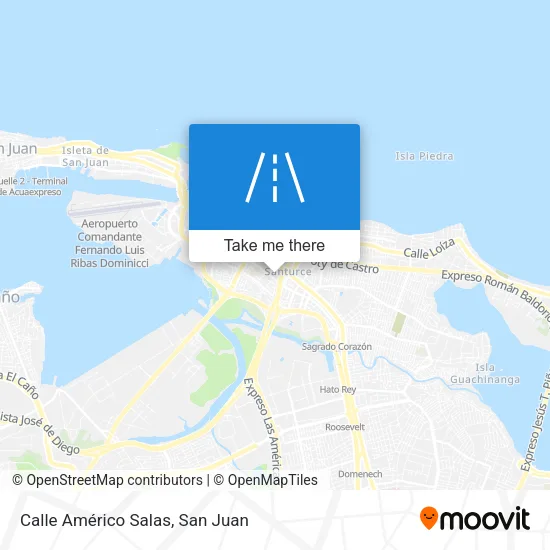 Mapa de Calle Américo Salas