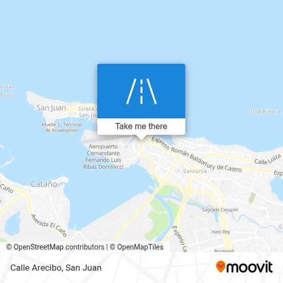 Calle Arecibo map