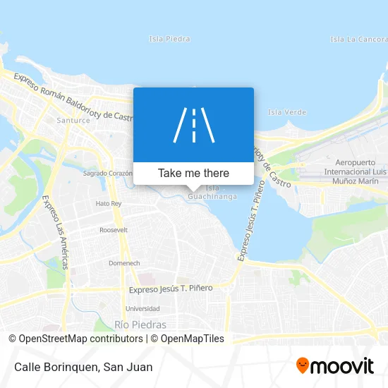 Calle Borinquen map