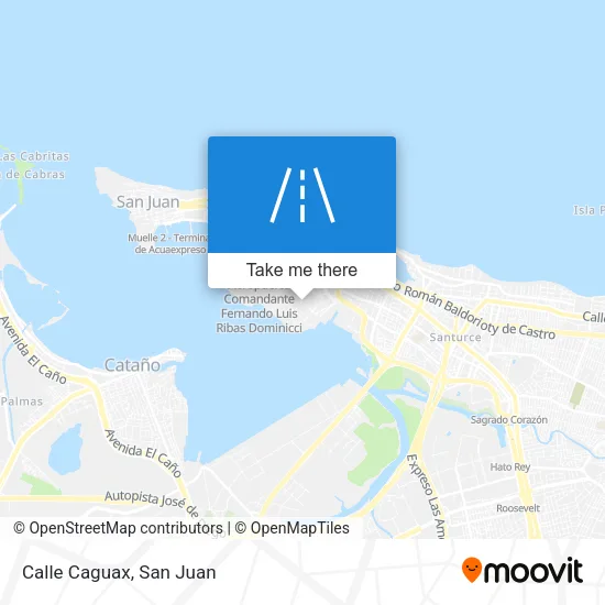 Mapa de Calle Caguax