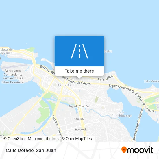 Mapa de Calle Dorado