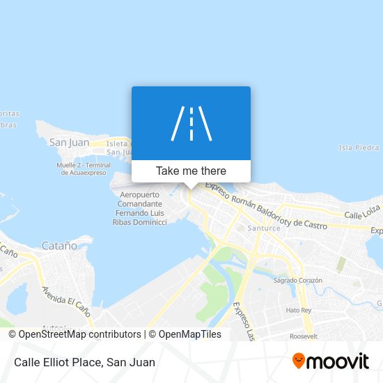 Mapa de Calle Elliot Place