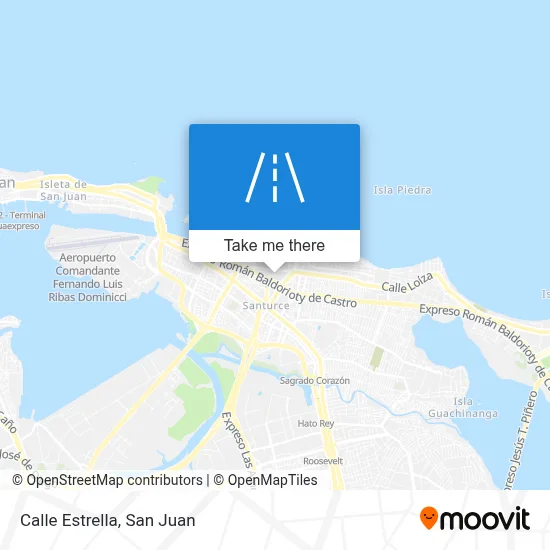 Mapa de Calle Estrella