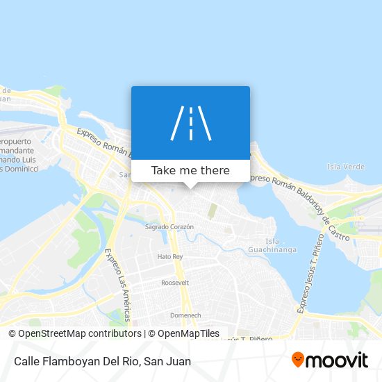 Mapa de Calle Flamboyan Del Rio