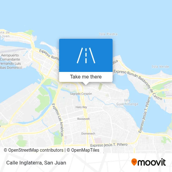 Calle Inglaterra map