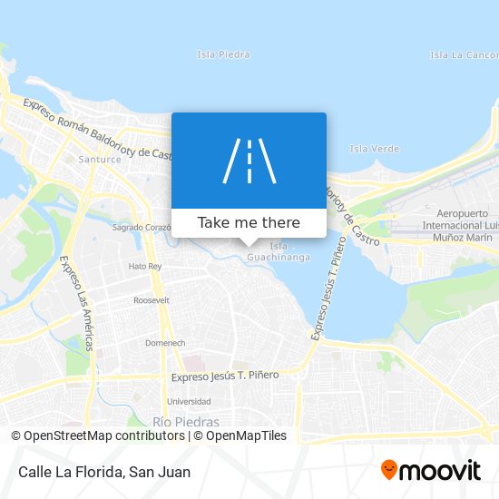 Calle La Florida map