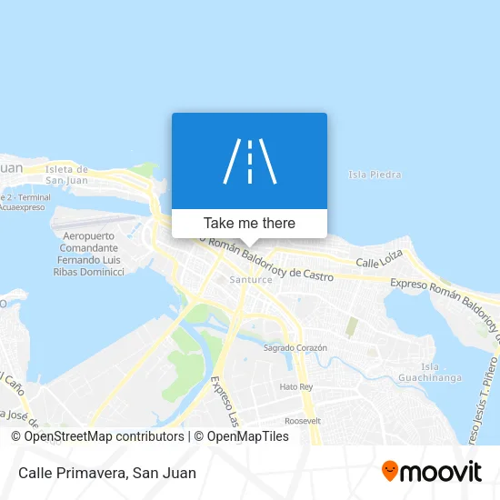Mapa de Calle Primavera