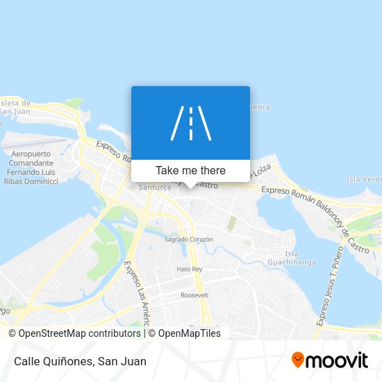 Mapa de Calle Quiñones