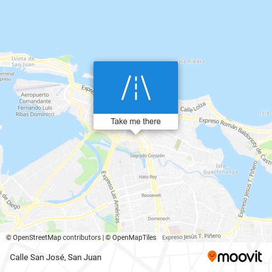 Calle San José map