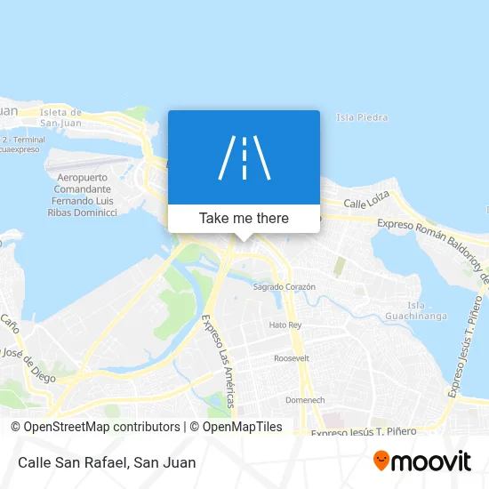 Calle San Rafael map