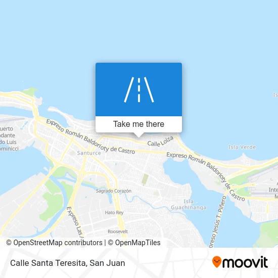 Calle Santa Teresita map