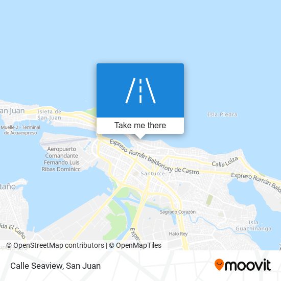 Calle Seaview map