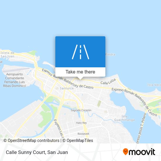 Mapa de Calle Sunny Court