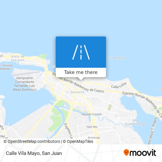Calle Vila Mayo map