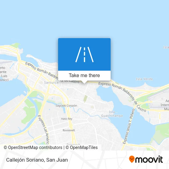 Mapa de Callejón Soriano