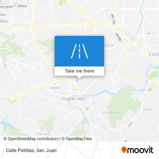 Mapa de Calle Patillas
