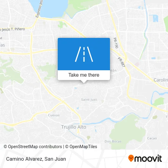 Mapa de Camino Alvarez