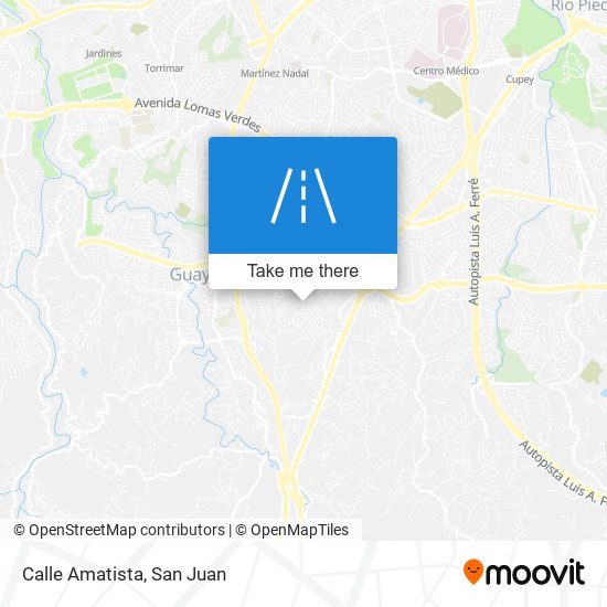 Mapa de Calle Amatista