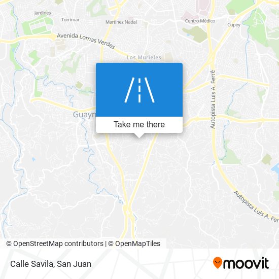 Mapa de Calle Savila