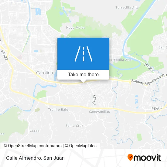 Mapa de Calle Almendro