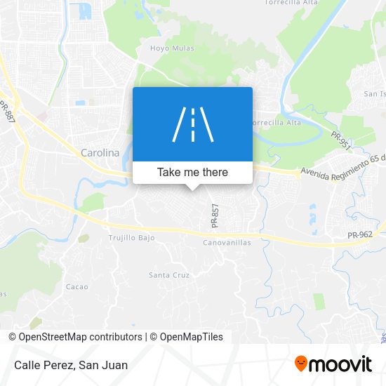 Mapa de Calle Perez