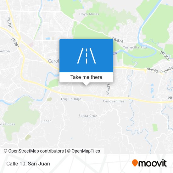 Mapa de Calle 10