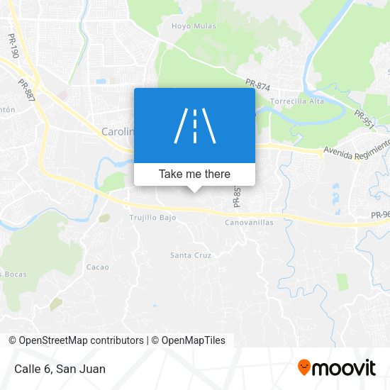 Mapa de Calle 6
