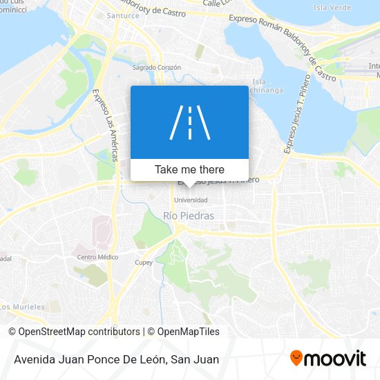 Mapa de Avenida Juan Ponce De León