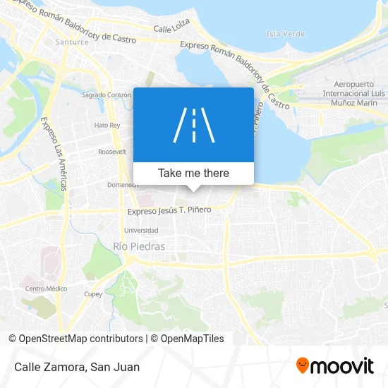 Mapa de Calle Zamora