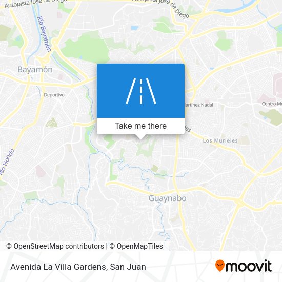 Mapa de Avenida La Villa Gardens