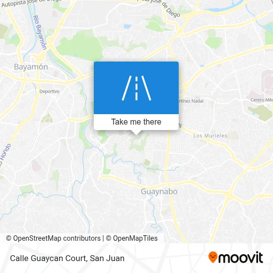Calle Guaycan Court map