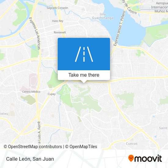 Calle León map