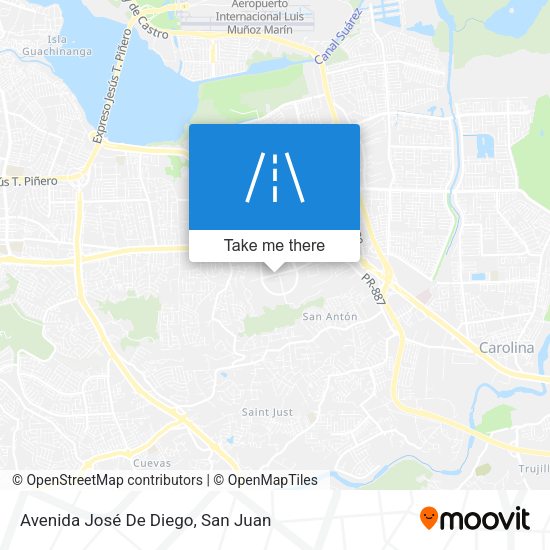 Avenida José De Diego map