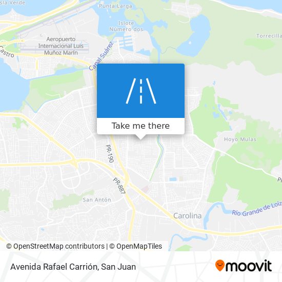Avenida Rafael Carrión map
