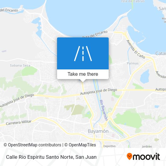 Calle Río Espíritu Santo Norte map