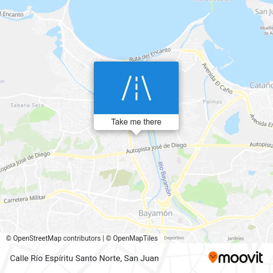 Mapa de Calle Río Espíritu Santo Norte