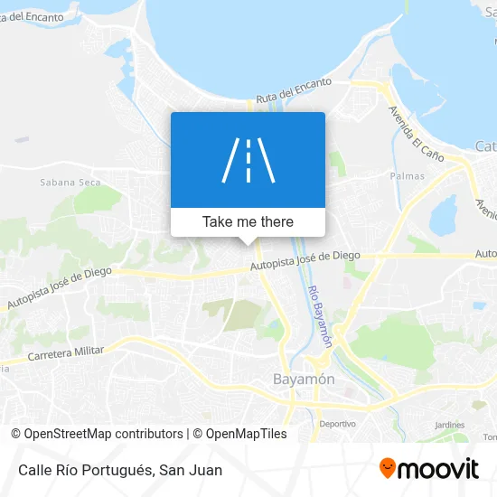 Mapa de Calle Río Portugués