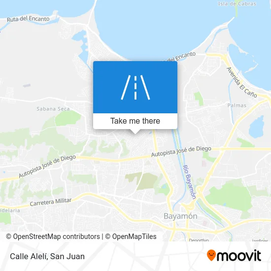 Calle Alelí map
