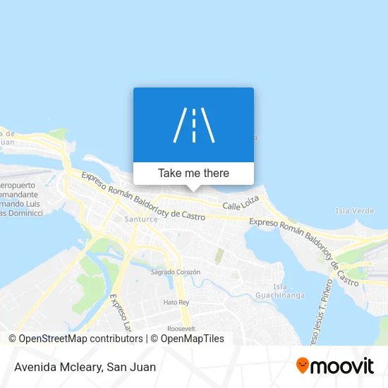 Mapa de Avenida Mcleary