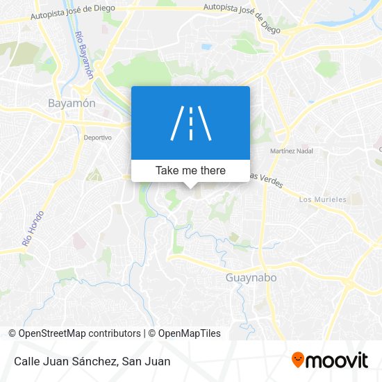 Calle Juan Sánchez map