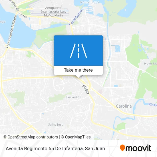 Mapa de Avenida Regimento 65 De Infantería