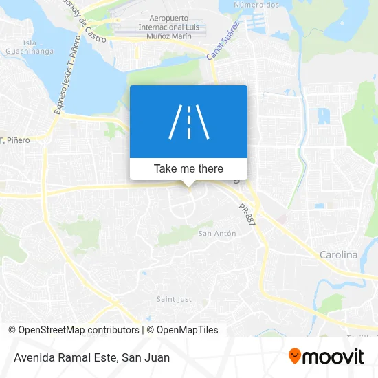 Avenida Ramal Este map