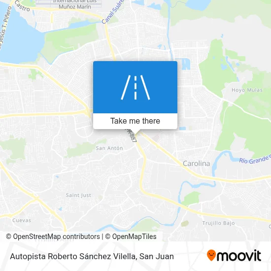 Mapa de Autopista Roberto Sánchez Vilella