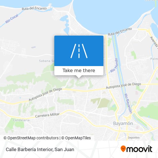 Mapa de Calle Barbería Interior