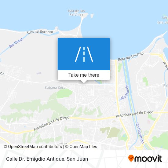 Mapa de Calle Dr. Emigdio Antique