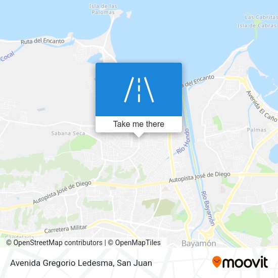 Avenida Gregorio Ledesma map