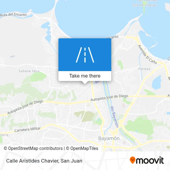 Mapa de Calle Arístides Chavier