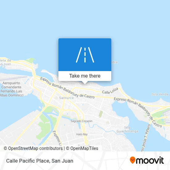 Mapa de Calle Pacific Place