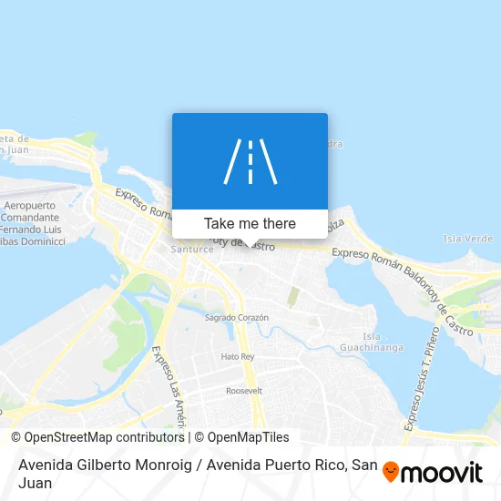 Mapa de Avenida Gilberto Monroig / Avenida Puerto Rico